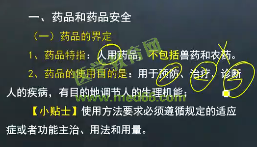 2016年執(zhí)業(yè)藥師考試《藥事管理與法規(guī)》醫(yī)學教育網課程與試題對比