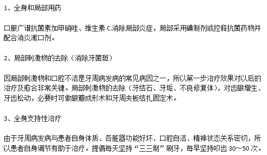 臨床上牙周病常見的治療手段有哪些？