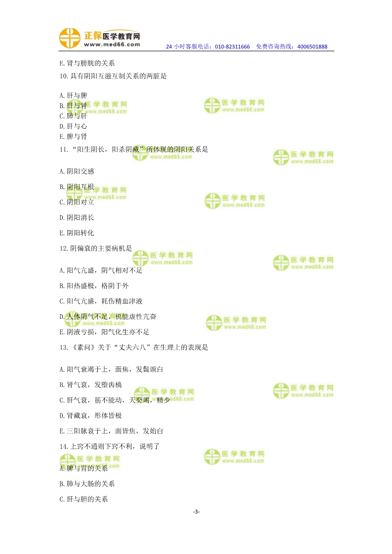 2019年中醫(yī)執(zhí)業(yè)醫(yī)師二試?？紲y評試卷